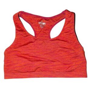 *3 FOR $9* Spalding Seamless Racerback Solid Sports Bra Crop Top Stretchy Medium